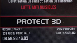 PROTECT3D – dératisation, désinsectisation, termites.