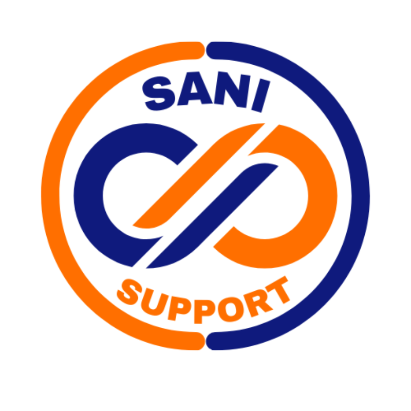 Logo sani support avec arriere plan 800